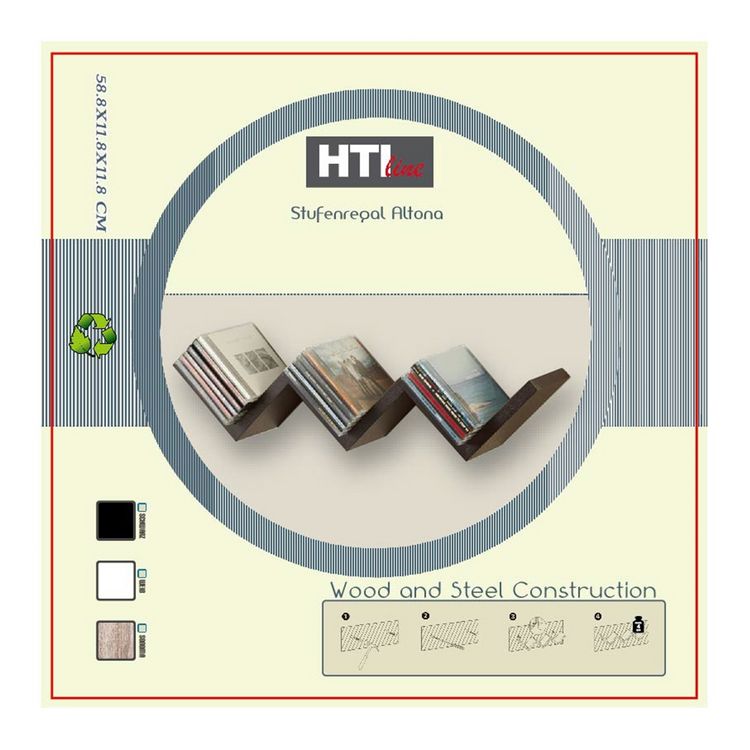 Produktbild: HTI-Living Stufenregal Altona Stufenregal Altona