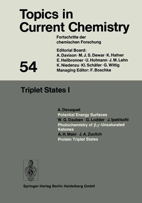 Produktbild: Triplet States I