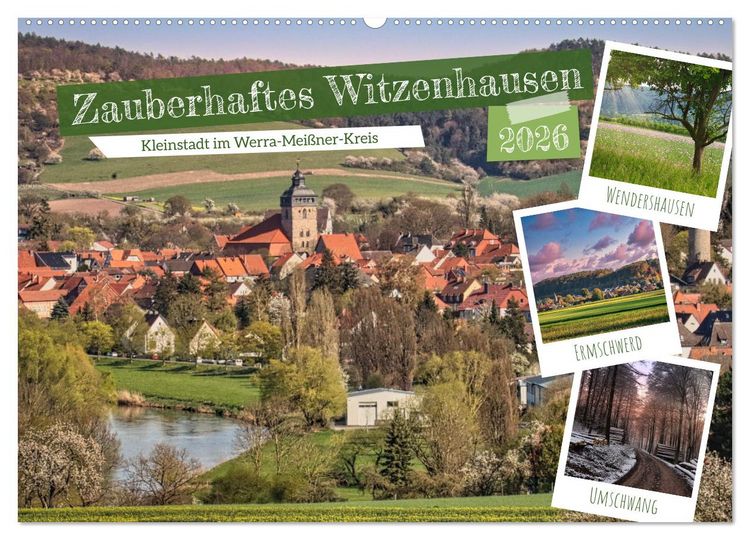 Produktbild: Zauberhaftes Witzenhausen (Wandkalender 2026 DIN A2 quer), CALVENDO Monatskalender