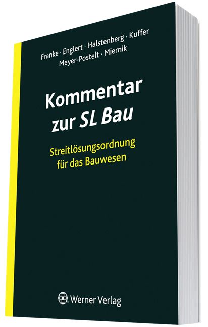 Produktbild: Kommentar zur SL-Bau