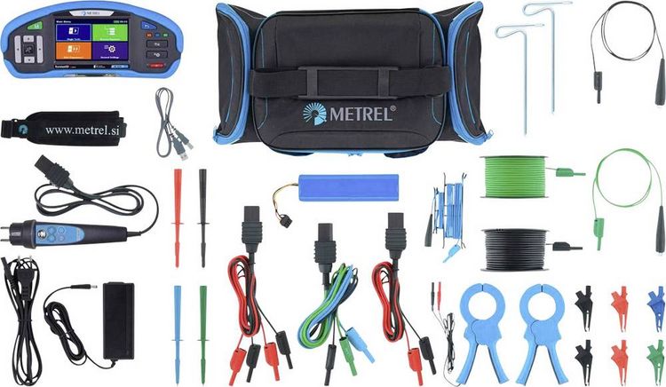 Produktbild: Metrel MI 3155 EU VDE-Pr&uuml;fger&auml;te-Set kalibriert (ISO) VDE-Norm 0100