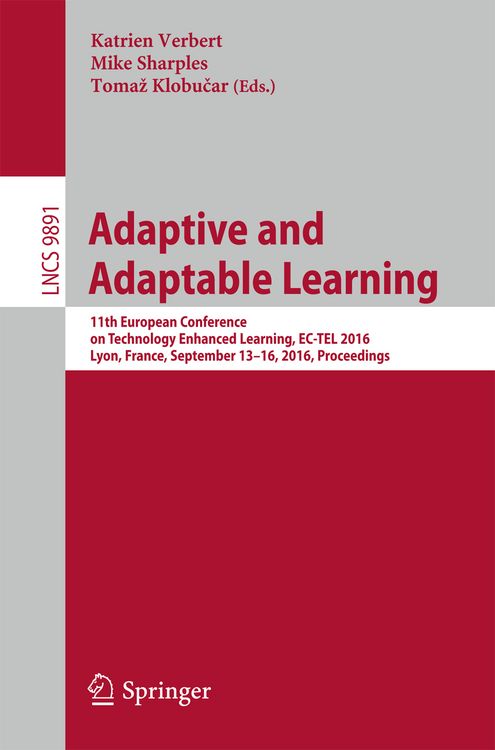 Produktbild: Adaptive and Adaptable Learning