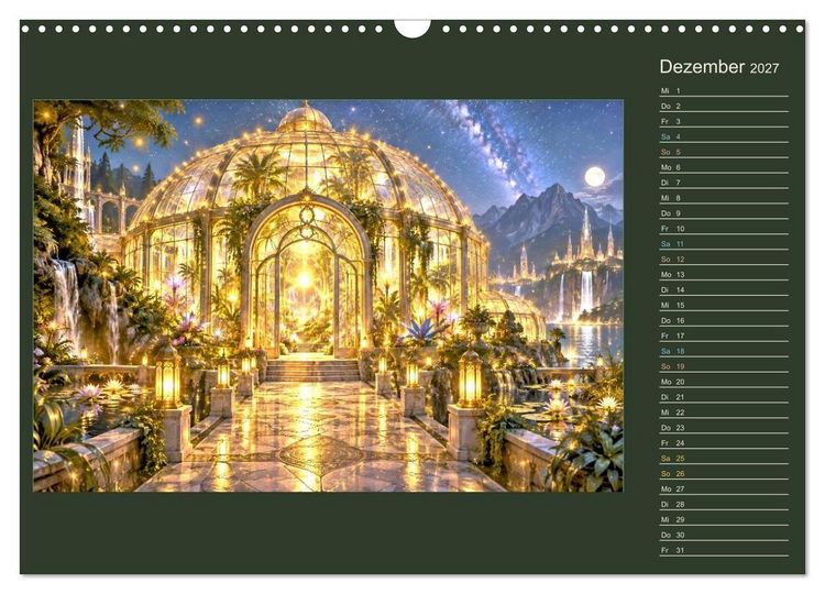 Produktbild: M&auml;rchenh&auml;user von morgen (Wandkalender 2027 DIN A3 quer), CALVENDO Monatskalender