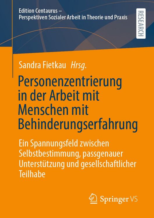 Produktbild: Personenzentrierung in der Arbeit mit Menschen mit Behinderungserfahrung