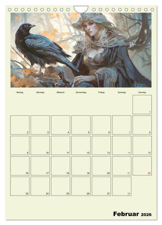 Produktbild: Im Zauberwald. Mystische Fabelwesen (Wandkalender 2026 DIN A4 hoch), CALVENDO Monatskalender