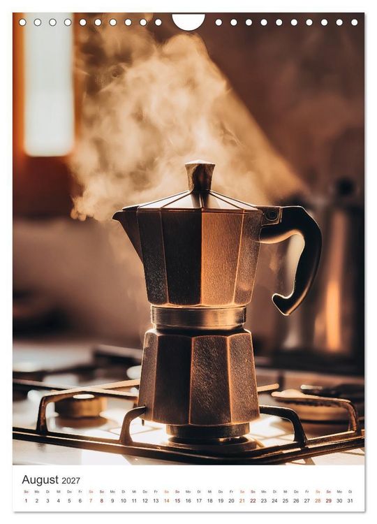 Produktbild: Zeit f&uuml;r Kaffee (Wandkalender 2027 DIN A4 hoch), CALVENDO Monatskalender