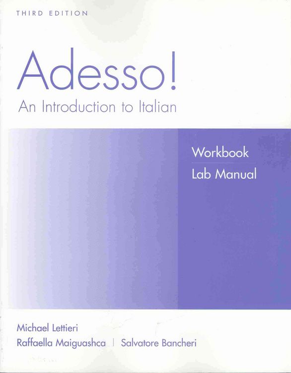 Produktbild: Adesso!: An Introduction to Italian