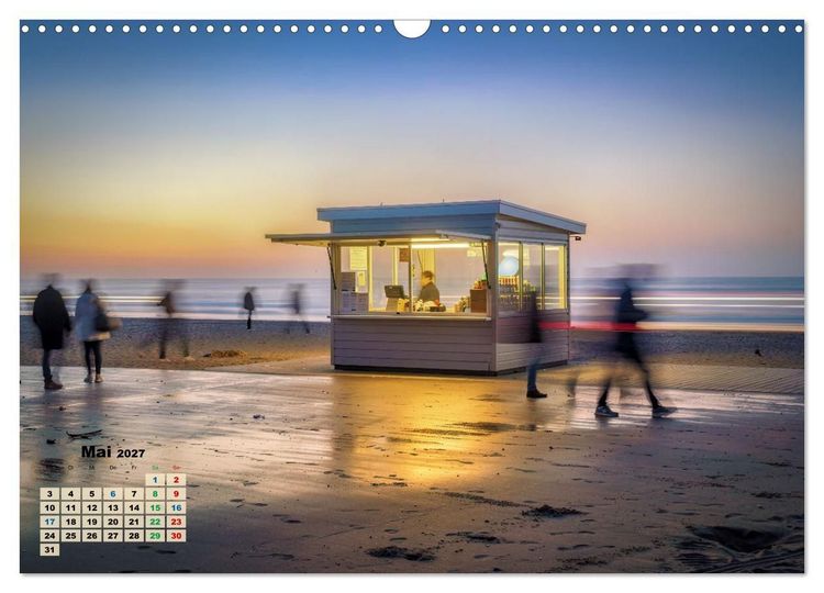 Produktbild: Minimal-Art - am Strand (Wandkalender 2027 DIN A3 quer), CALVENDO Monatskalender