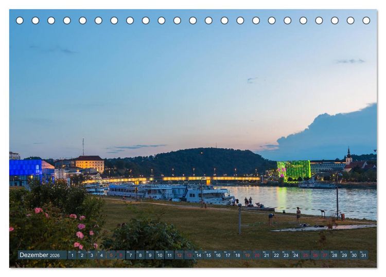 Produktbild: Facettenreiches Linz (Tischkalender 2026 DIN A5 quer), CALVENDO Monatskalender
