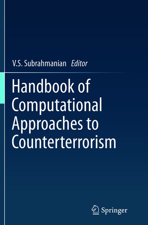 Produktbild: Handbook of Computational Approaches to Counterterrorism