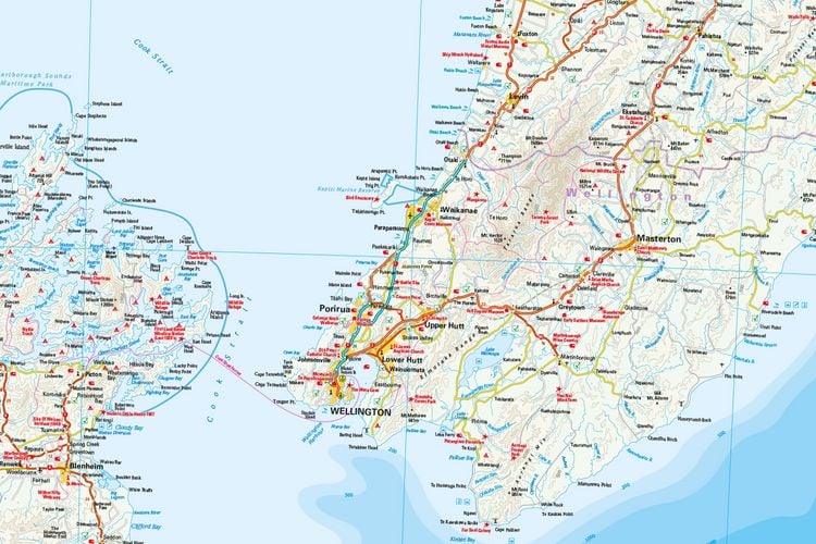 Produktbild: Reise Know-How Landkarte Neuseeland, Nordinsel (1:550.000)