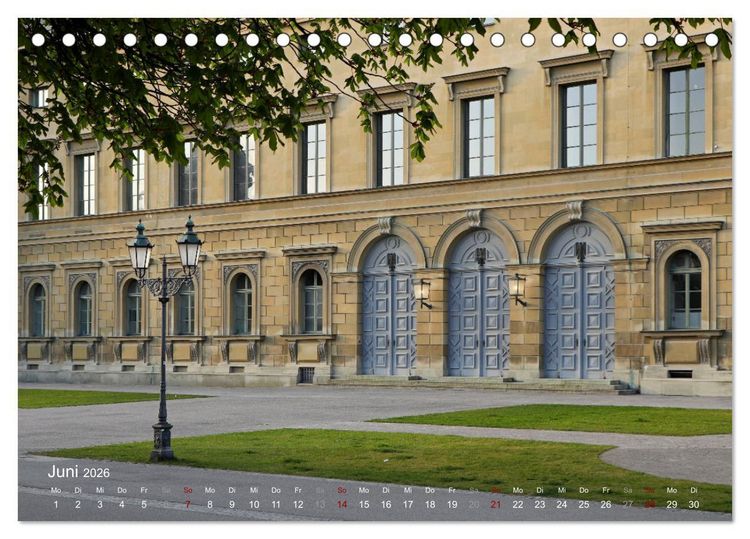 Produktbild: Impressionen aus M&uuml;nchen (Tischkalender 2026 DIN A5 quer), CALVENDO Monatskalender