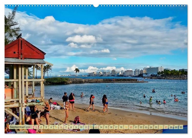 Produktbild: Die gro&szlig;en Antillen - Puerto Rico (Wandkalender 2026 DIN A2 quer), CALVENDO Monatskalender