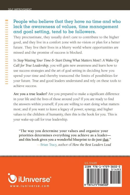 Produktbild: Stop Wasting Your Time and Start Doing What Matters Most