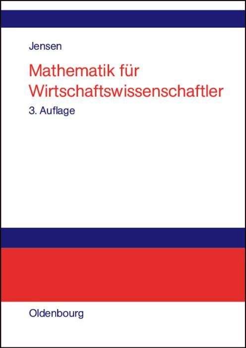 Produktbild: Mathematik f&uuml;r Wirtschaftswissenschaftler