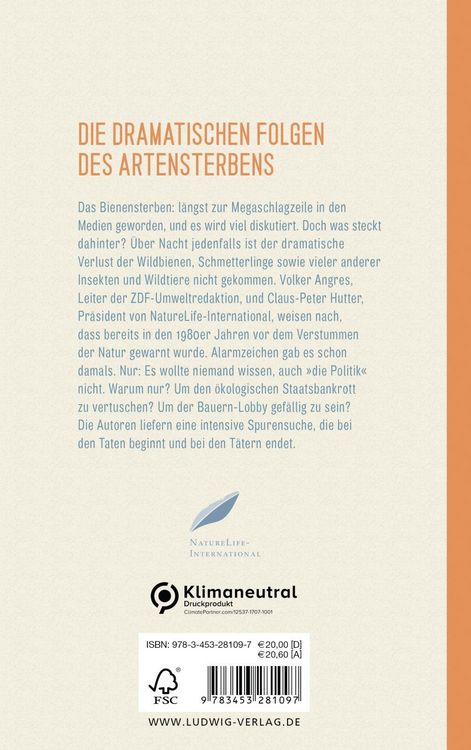 Produktbild: Das Verstummen der Natur