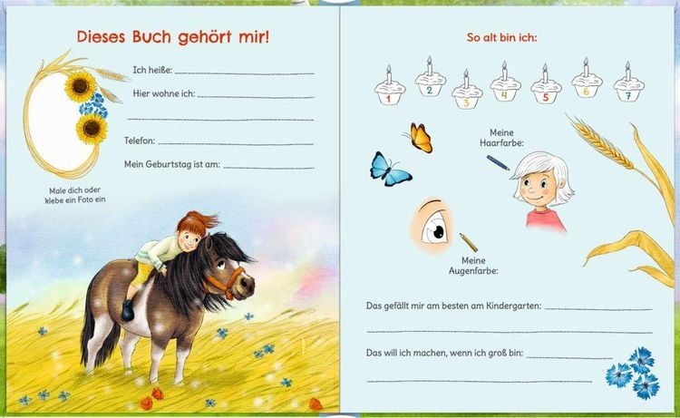 Produktbild: Coppenrath - Freundebuch: Meine liebsten Tiere - Meine Kindergartenfreunde