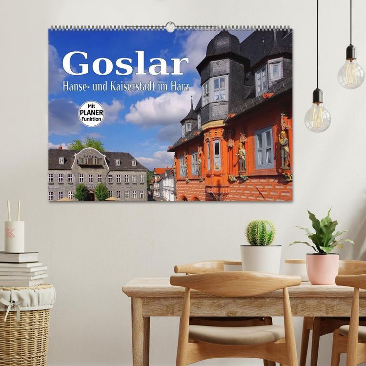 Produktbild: Goslar - Hanse- und Kaiserstadt im Harz (Wandkalender 2026 DIN A2 quer), CALVENDO Monatskalender