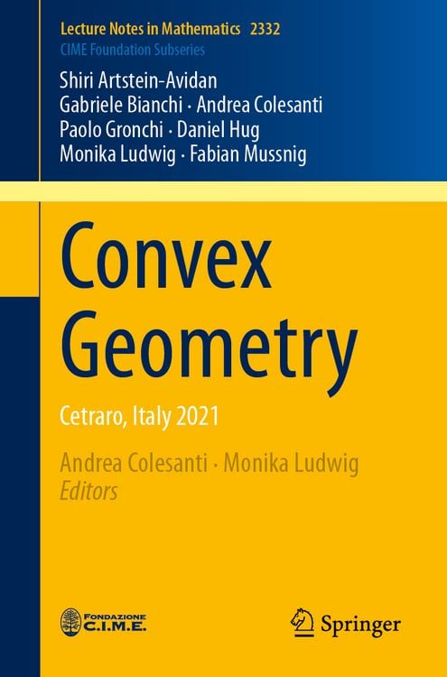 Produktbild: Convex Geometry
