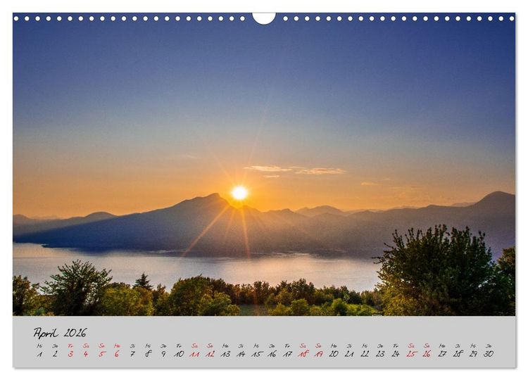 Produktbild: Sehnsuchtsziel Lago di Garda (Wandkalender 2026 DIN A3 quer), CALVENDO Monatskalender