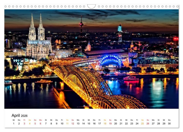 Produktbild: Deutschland - traumhafte Sehensw&uuml;rdigkeiten (Wandkalender 2026 DIN A3 quer), CALVENDO Monatskalender
