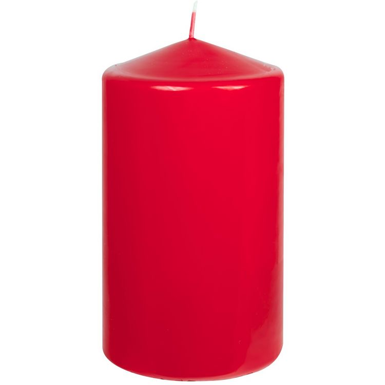 Produktbild: Stumpenkerze rot 80x150mm