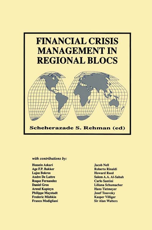 Produktbild: Financial Crisis Management in Regional Blocs