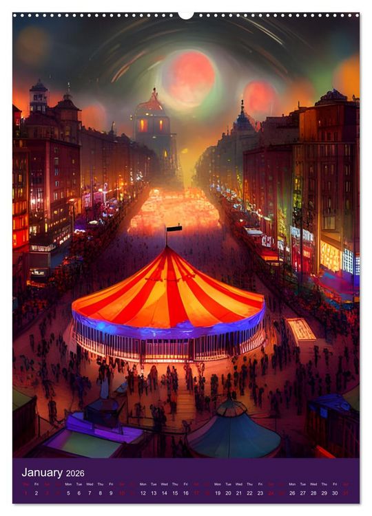 Produktbild: Fantasy Dreams (Wall Calendar 2026 DIN A2 portrait), CALVENDO 12 Month Wall Calendar