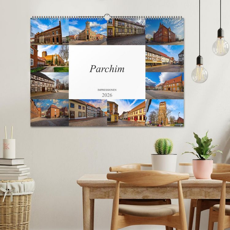 Produktbild: Parchim Impressionen (Wandkalender 2026 DIN A2 quer), CALVENDO Monatskalender