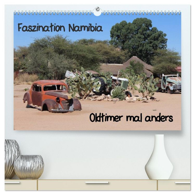 Produktbild: Faszination Namibia - Oldtimer mal anders (hochwertiger Premium Wandkalender 2026 DIN A2 quer), Kunstdruck in Hochglanz