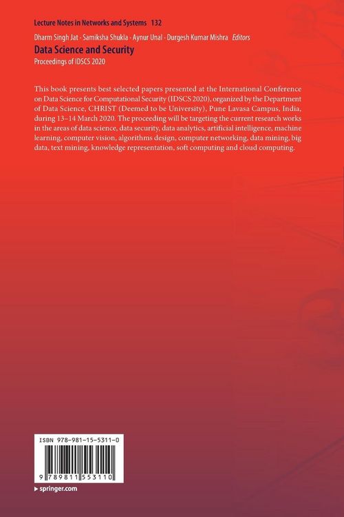 Produktbild: Data Science and Security