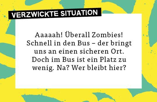 Produktbild: Kartenspiel: Rette sich, wer kann! &ndash; Das Diskussions-Spiel