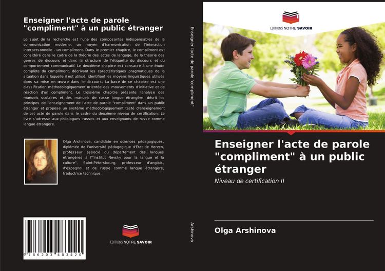 Produktbild: Enseigner l'acte de parole "compliment" &agrave; un public &eacute;tranger