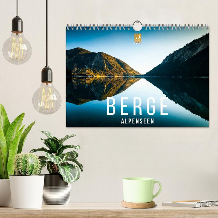 Produktbild: Berge. Alpenseen (Wandkalender 2026 DIN A4 quer), CALVENDO Monatskalender