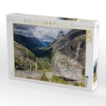 Produktbild: CALVENDO Puzzle Der Trollstigen | 1000 Teile Lege-Gr&ouml;&szlig;e 64x48cm Foto-Puzzle f&uuml;r gl&uuml;ckliche Stunden
