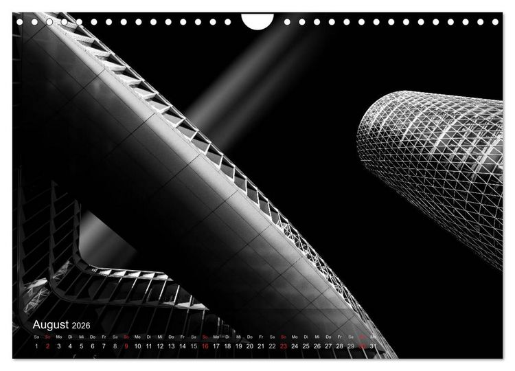 Produktbild: Direction Sky - Faszination Architektur 2026 (Wandkalender 2026 DIN A4 quer), CALVENDO Monatskalender