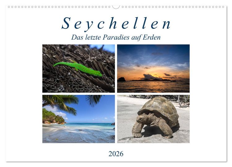 Produktbild: Seychellen - Das letzte Paradies auf Erden (Wandkalender 2026 DIN A2 quer), CALVENDO Monatskalender