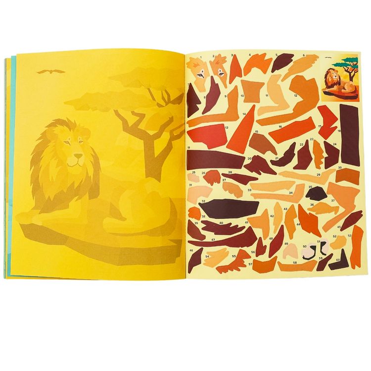 Produktbild: Sticker Painting Buch Safari (MQ3)