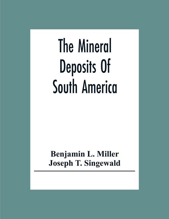 Produktbild: The Mineral Deposits Of South America