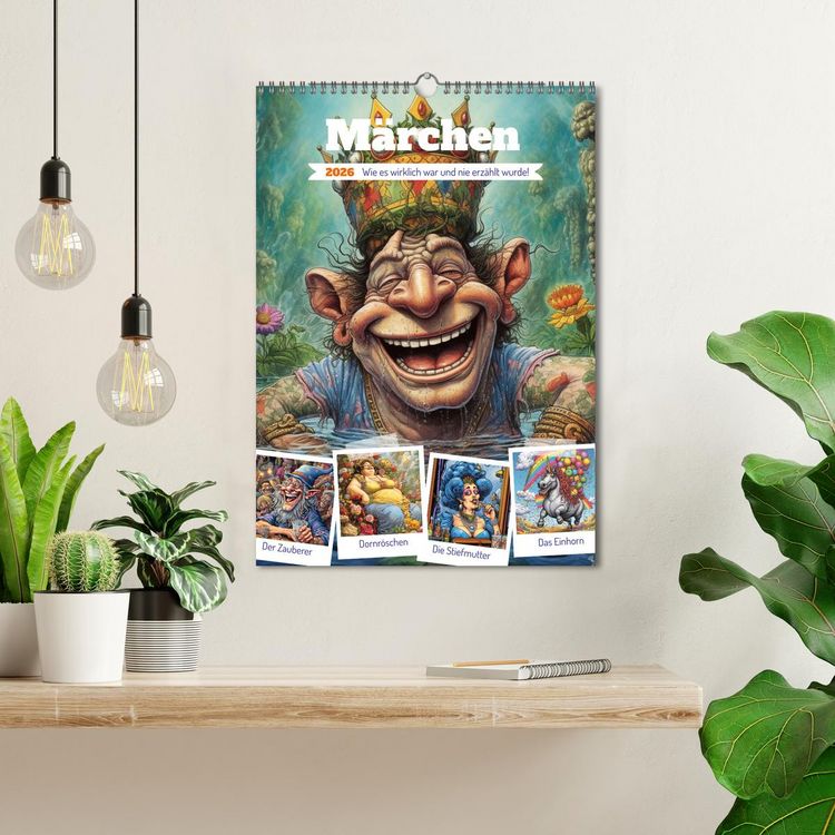 Produktbild: M&auml;rchen. Wie es wirklich war und nie erz&auml;hlt wurde! (Wandkalender 2026 DIN A3 hoch), CALVENDO Monatskalender