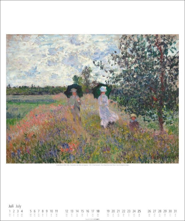 Produktbild: Claude Monet Kalender 2027