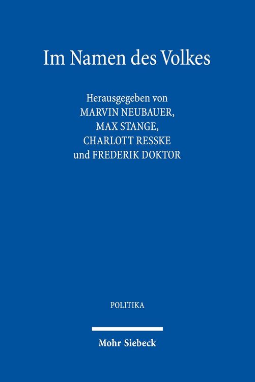 Produktbild: Im Namen des Volkes