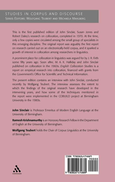 Produktbild: English Collocation Studies