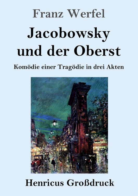 Produktbild: Jacobowsky und der Oberst (Gro&szlig;druck)