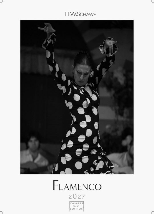 Produktbild: Flamenco schwarz-weiss Kalender 2027 &ndash; Wandkalender | Fotokalender | Tanzkalender| Spanien 42x59cm &ndash; . mit eindrucksvollen Flamenco-Fotos, Tanz & Musik &ndash; F&uuml;r Fans spanischer Kultur & Andalusien.