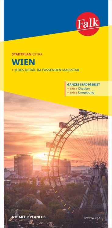 Produktbild: Falk Stadtplan Extra Wien 1:21.500