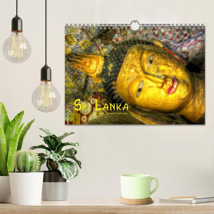 Produktbild: Sri Lanka - Tempel, Tee und Elefanten (Wandkalender 2026 DIN A4 quer), CALVENDO Monatskalender