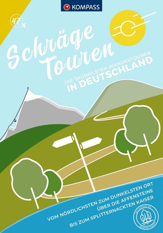 Produktbild: KOMPASS Schr&auml;ge Touren Deutschland, 47 Touren
