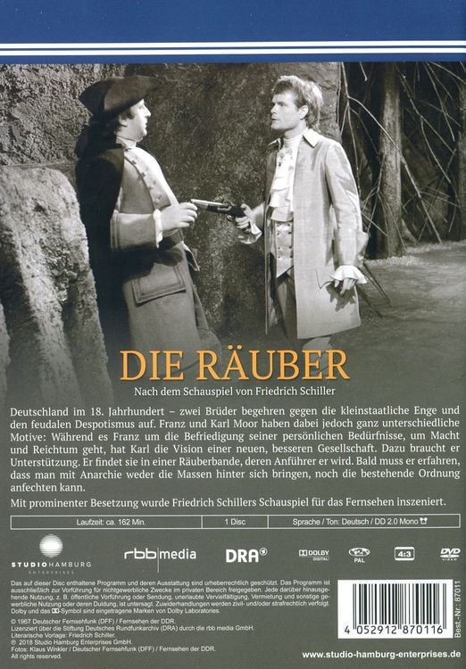 Produktbild: Die R&auml;uber (DDR TV-Archiv)