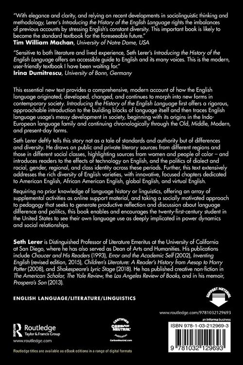 Produktbild: Introducing the History of the English Language